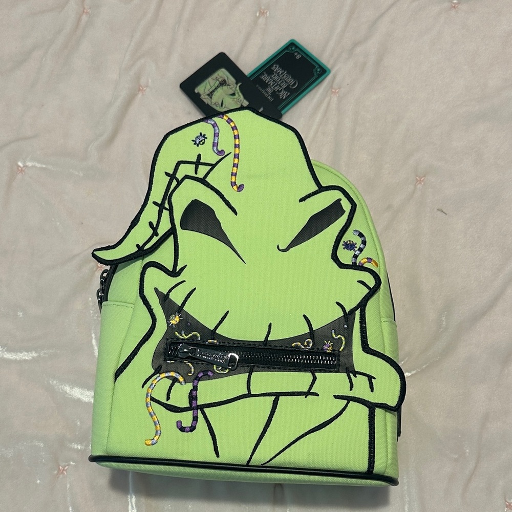 Green Disney Loungefly Oogie Boogie Mini Backpack